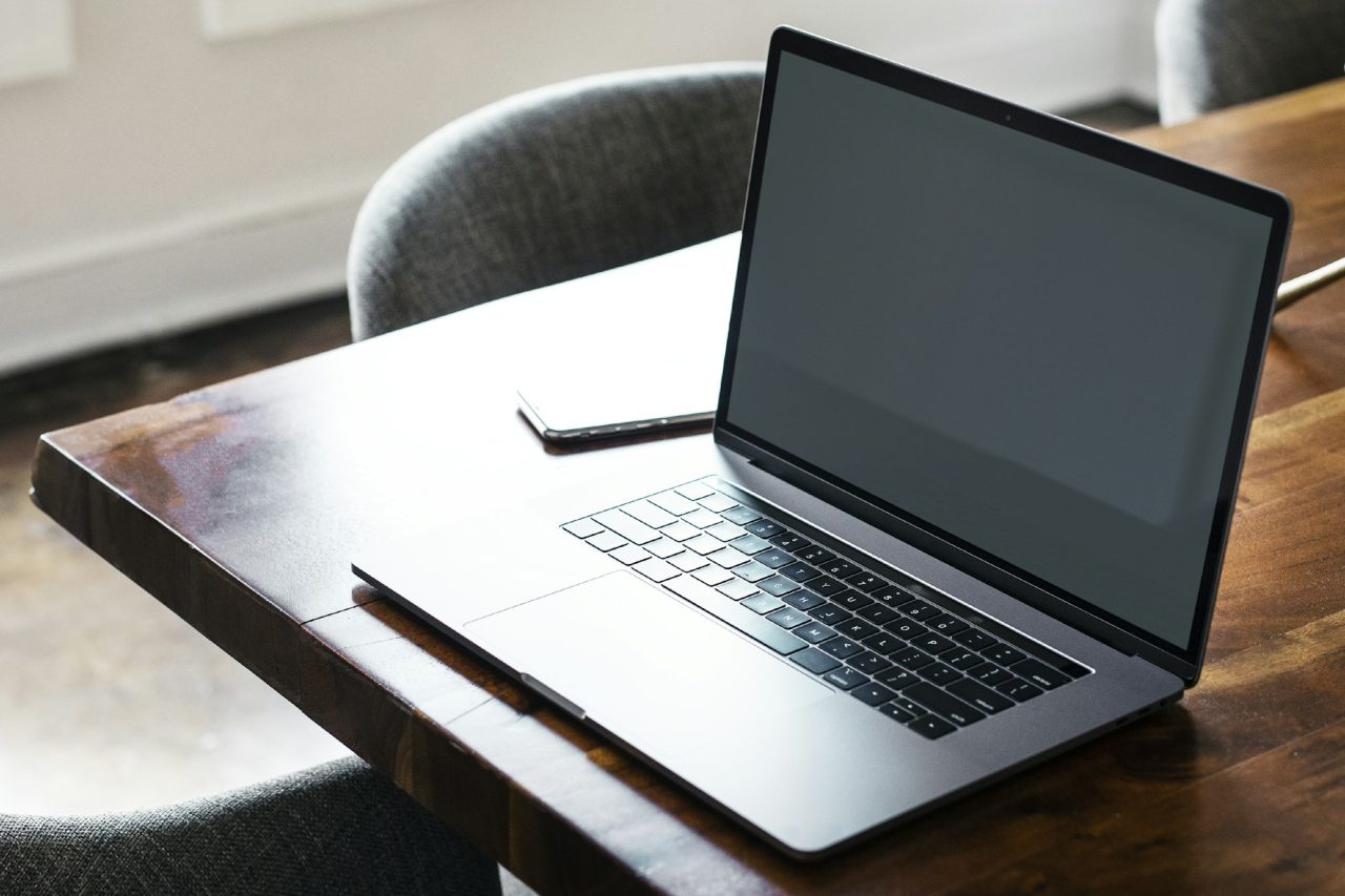 Laptop screen mockup